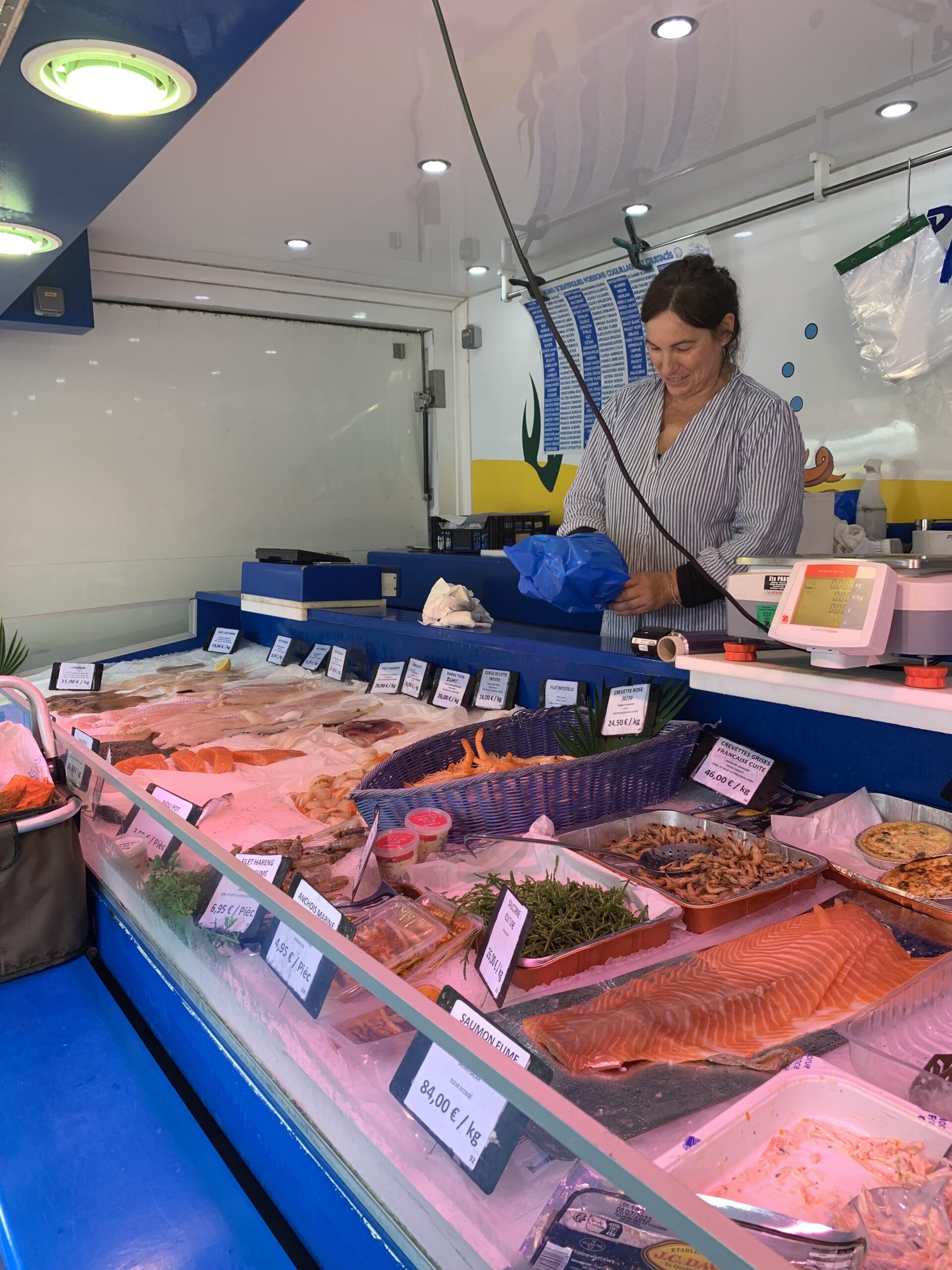 Fish stall at Eauze