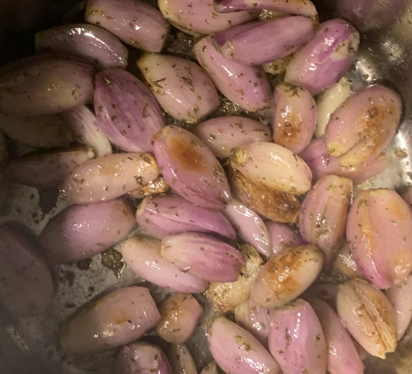 Braised Shallots in Tomato Sauce