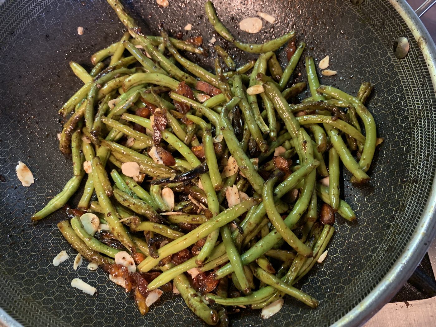 Green beans & Caramelized onion