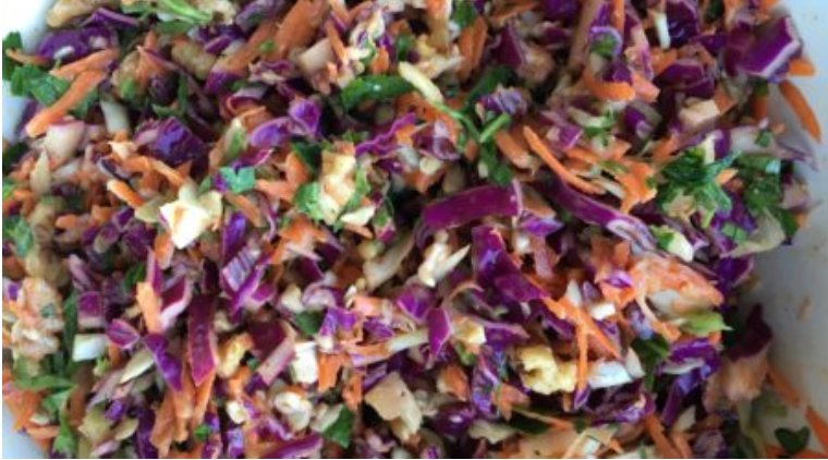 Lemon Ginger Slaw