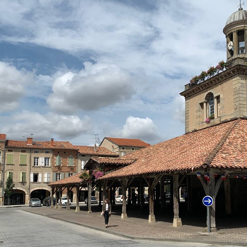 Revel, a beautiful old town, at the edge of the Haut Garonne and the Tarn region