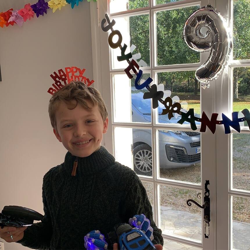 Happy birthday to my darling boy! Sofian is 9 today!