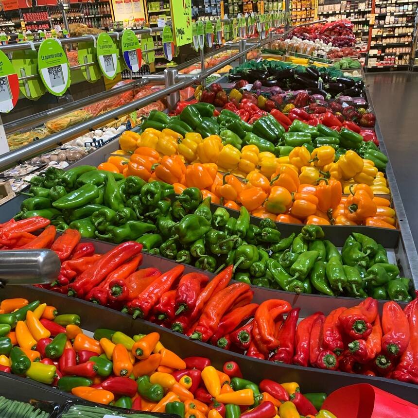 A random grocery store by the Biarritz airport. I would consider living in this 