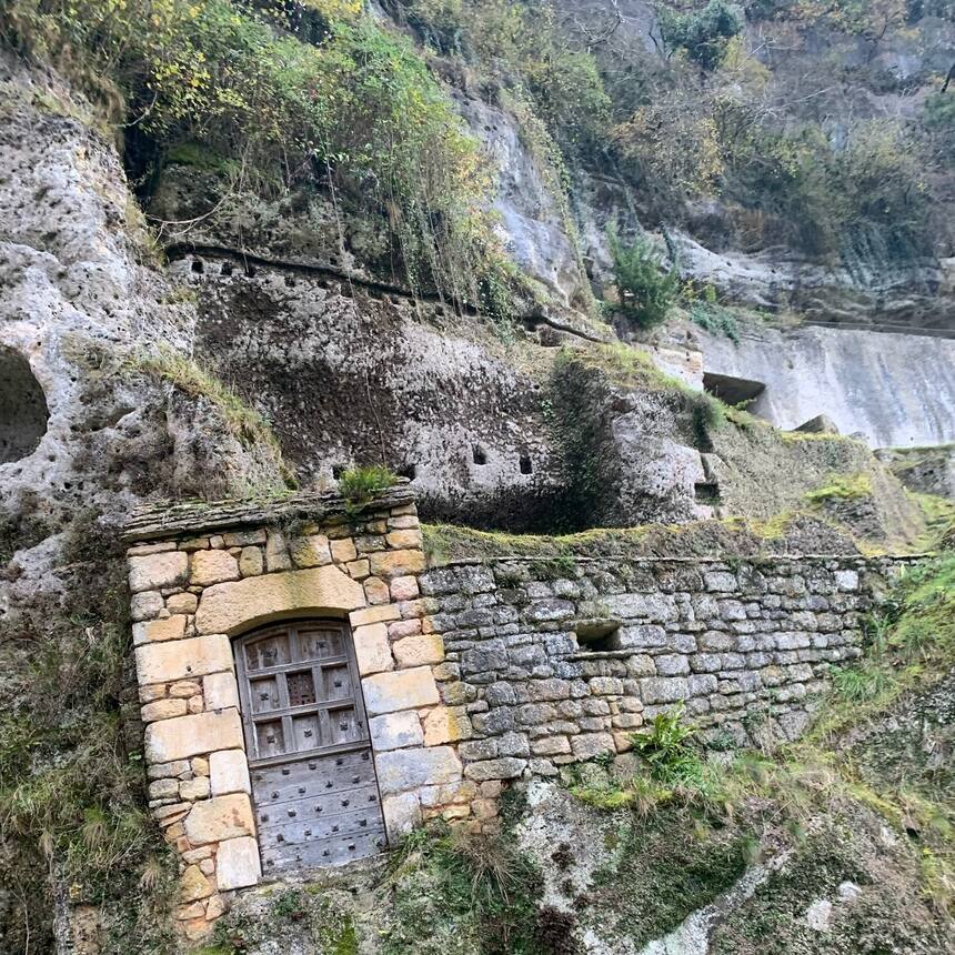 Troglodyte city:  Inhabited from prehistory (55,000 years ago) through the Middl