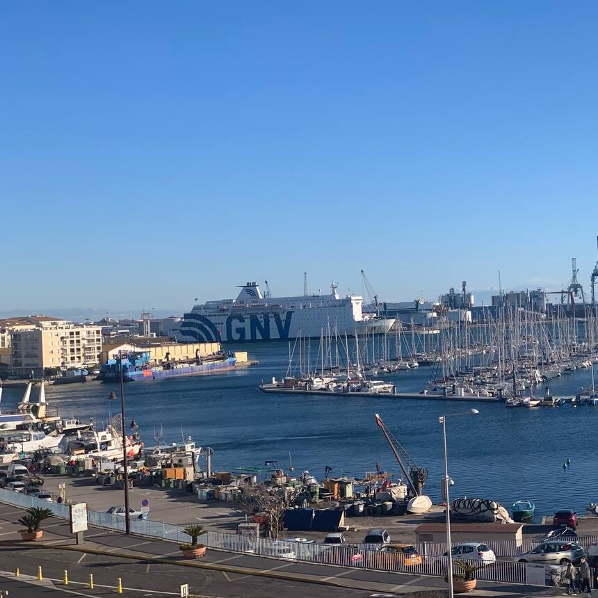 We have traveled back down to the Mediterranean coast to attend a medical exam f