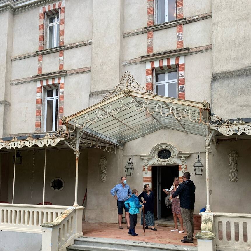 Property #9
Zigzagging 3 hours back into the Ariege to see a beautiful 19th cent