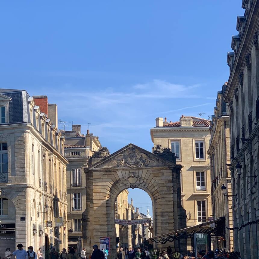 Today we went to Bordeaux. Wow. An ancient and gloriously beautiful city on the 