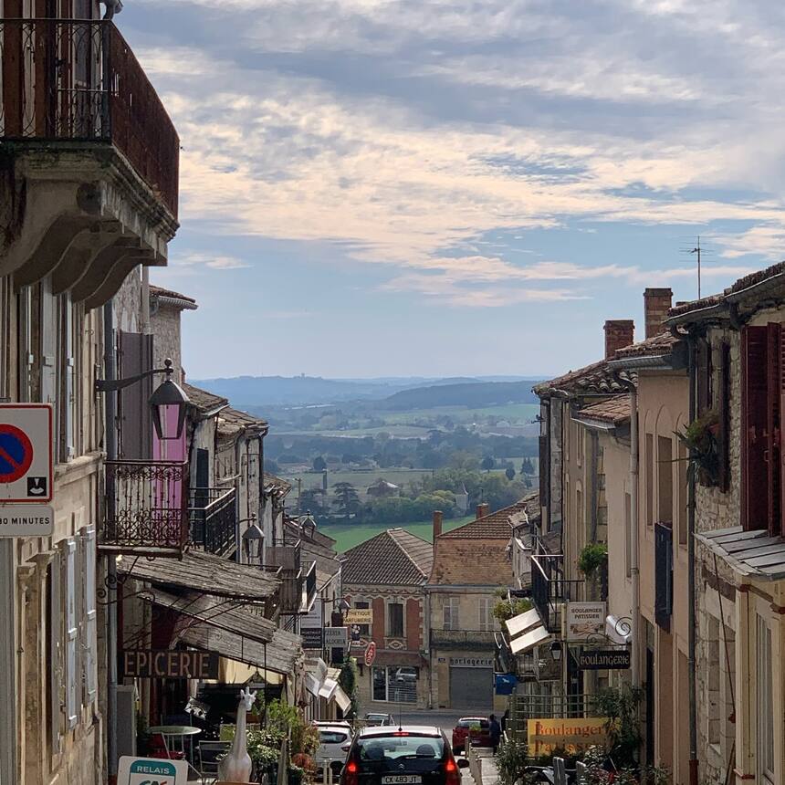Monflaquin: A tres baux village.
One of the signature villages of the south west