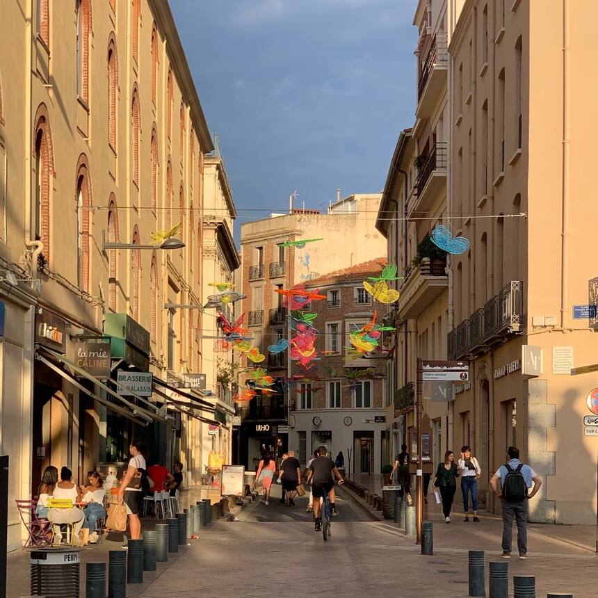 Perpignan:
Now this is a city I would like to live near.