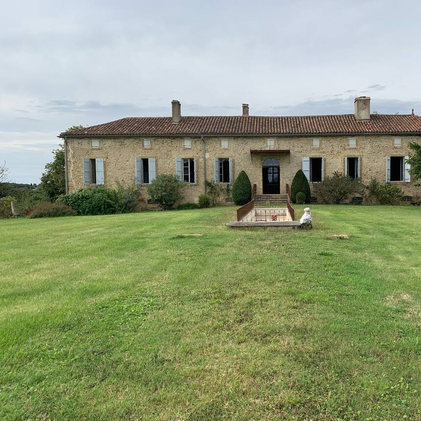 Property #14:
Also really beautiful. An old Armagnac distillery.  10’ wood barre