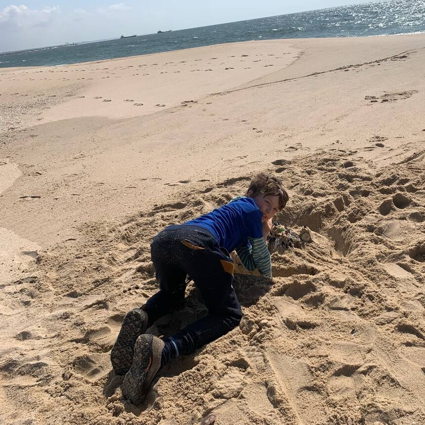 Beach day.