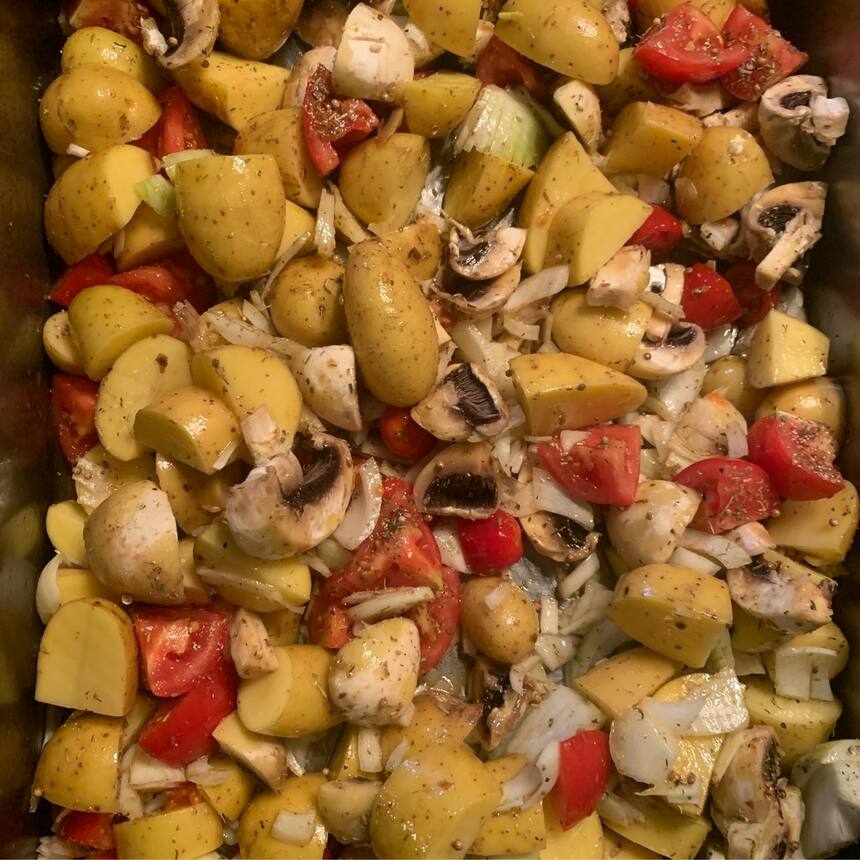 My favorite way to roast potatoes.