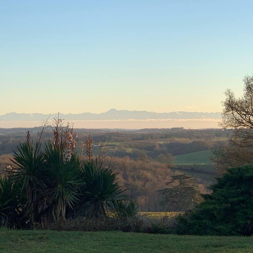 Views of the Pyrenees from #32