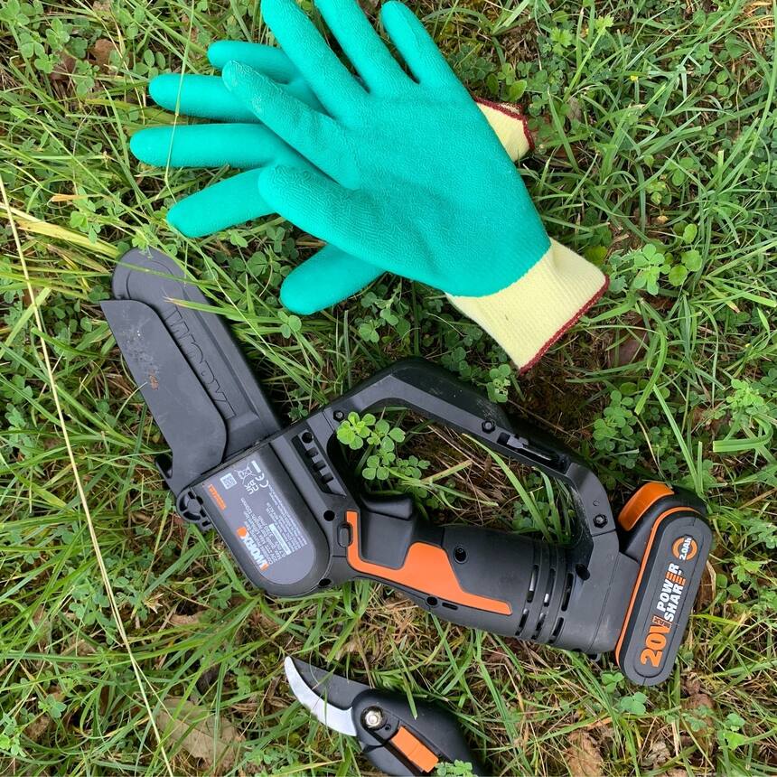 Don calls it my new “lady chainsaw”.😆
I love it! It’s brilliant for pruning and