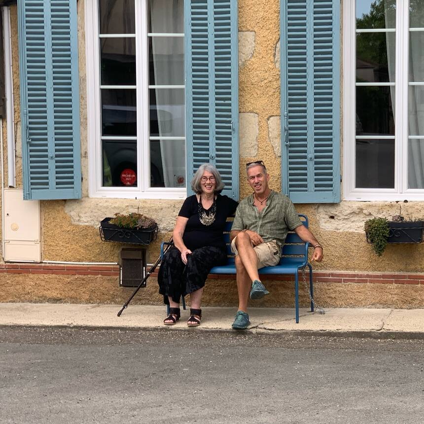 Loving our visit with Martin and Miche.