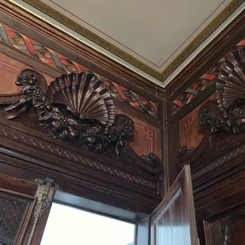 Details from the extraordinary interior: