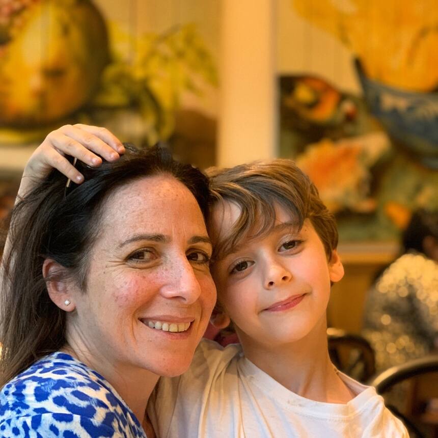 So lovely to be in London with Sonya and family.