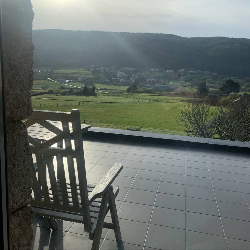 Our very nice rental is in Laxe, a seaside town on the western edge of Galicia. 