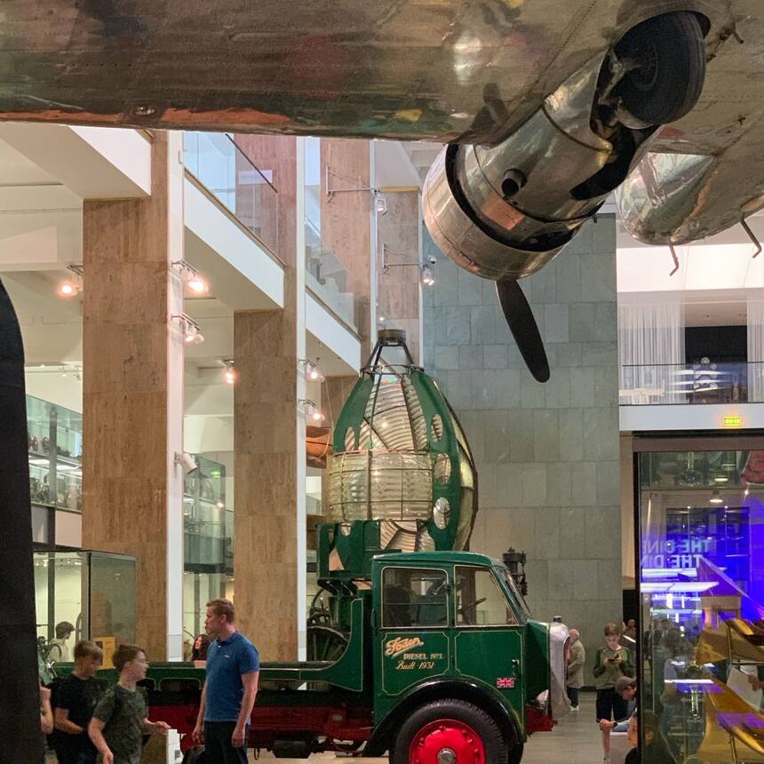 The London science museum was awesome yesterday.