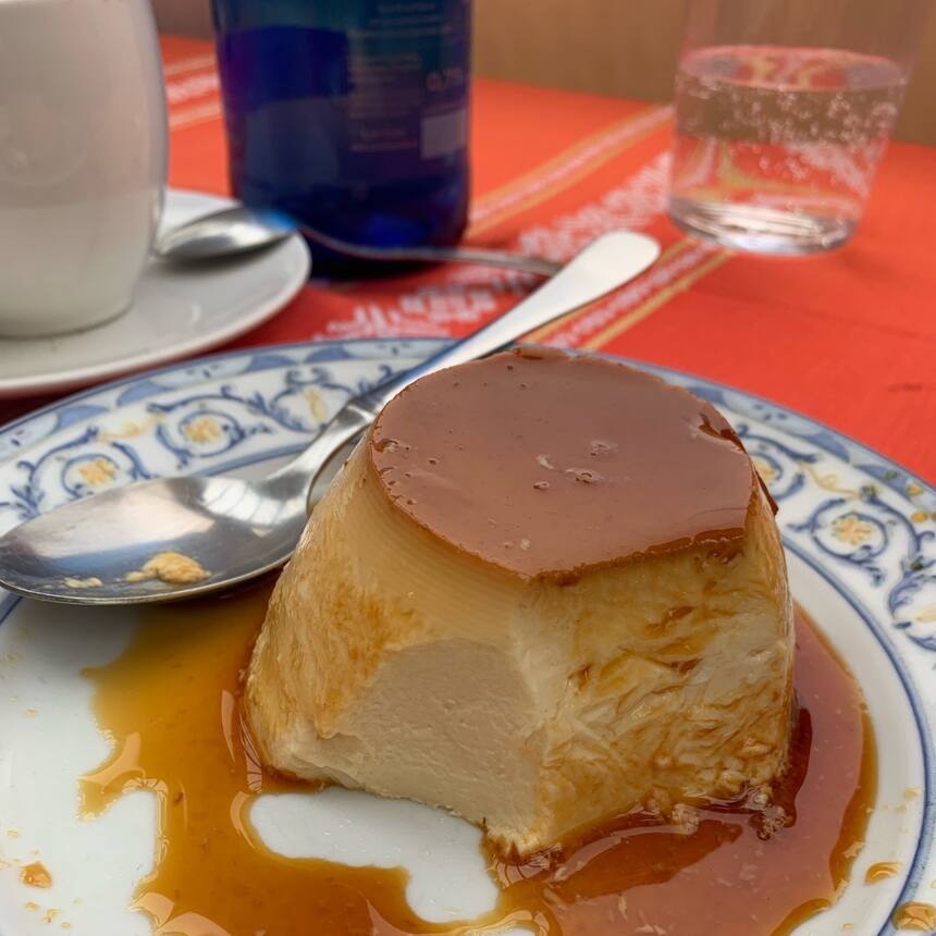 And flan.