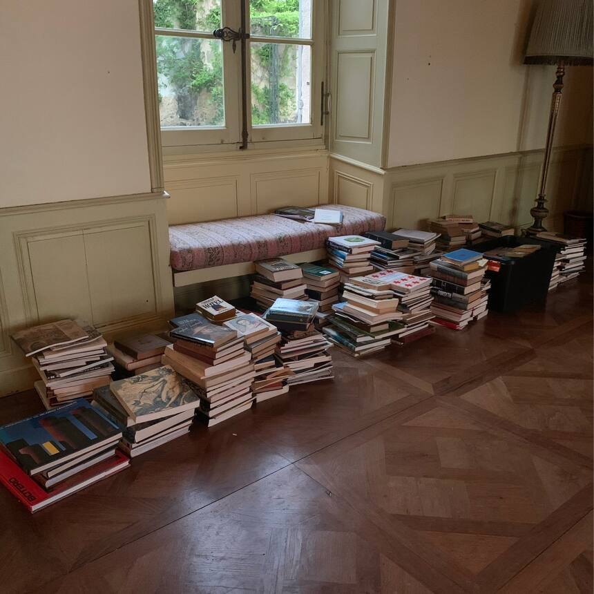 The library curation project continues: We have made an appointment with a frien