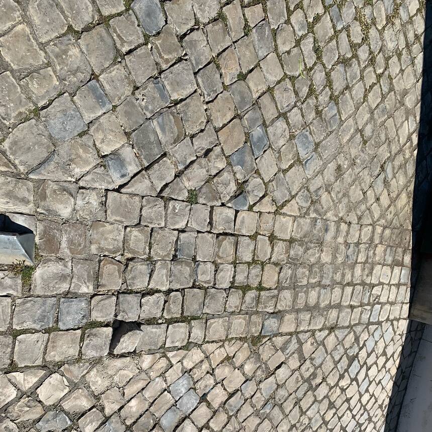 In love with Portuguese cobble stones.  We spend a lot of time lately, discussin