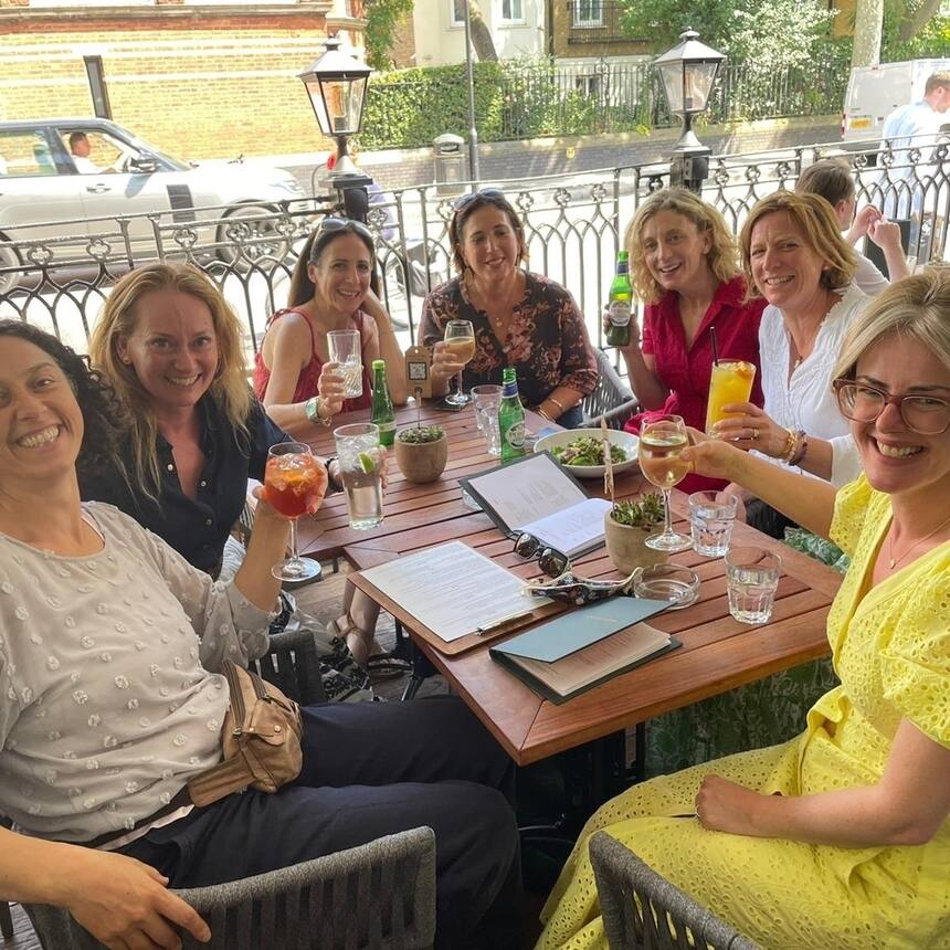 I hadn’t seen some of these lovely women since we were 16 or so. Funny how the