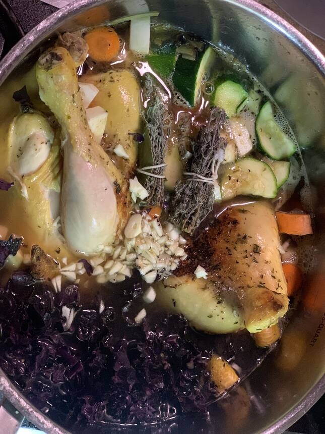 Flu season is upon us,  so I’m making chicken soup and warm fires.