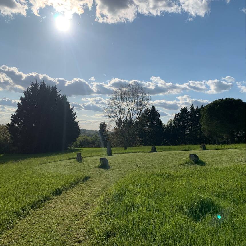 mowing