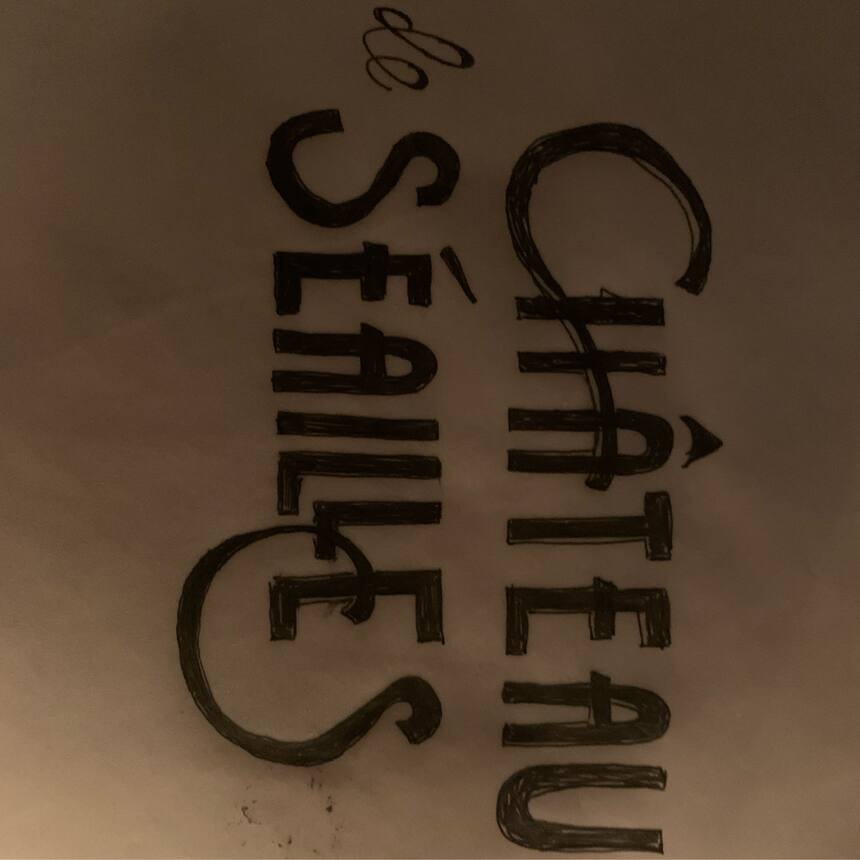 new sign for the chateau