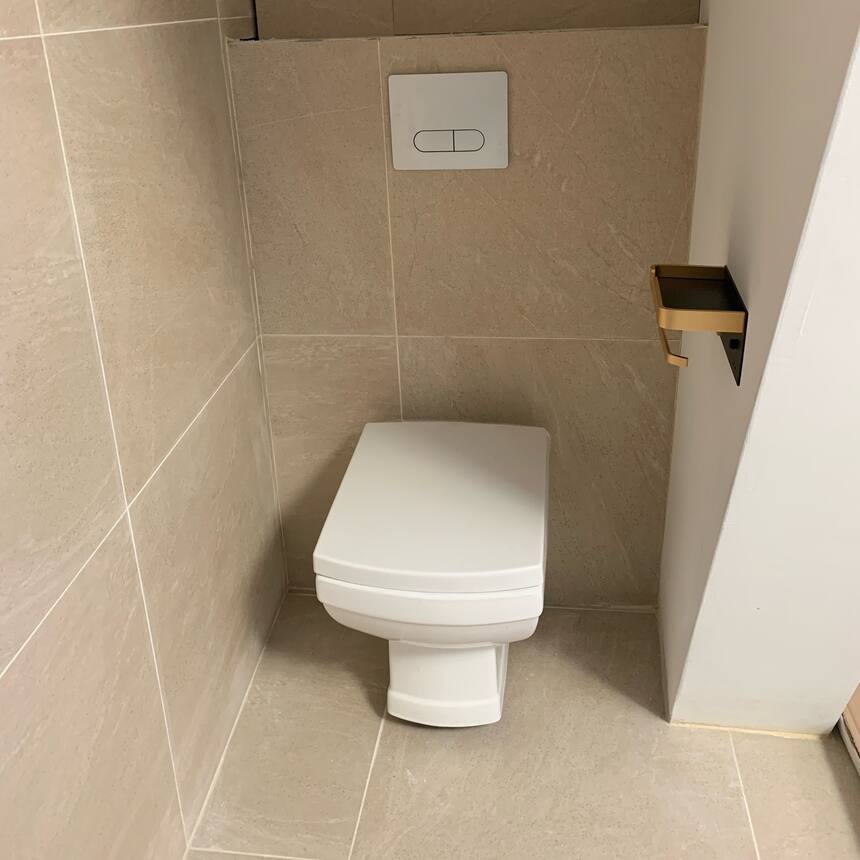 the new bathroom is coming together
