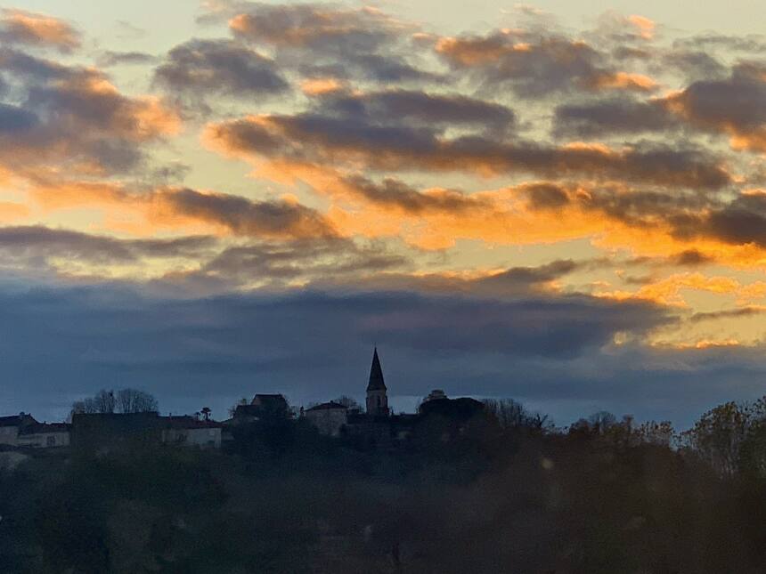 A pretty evening sky.