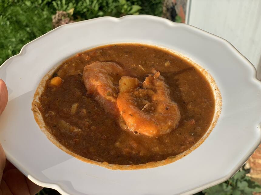 Bouillabaisse from scratch.