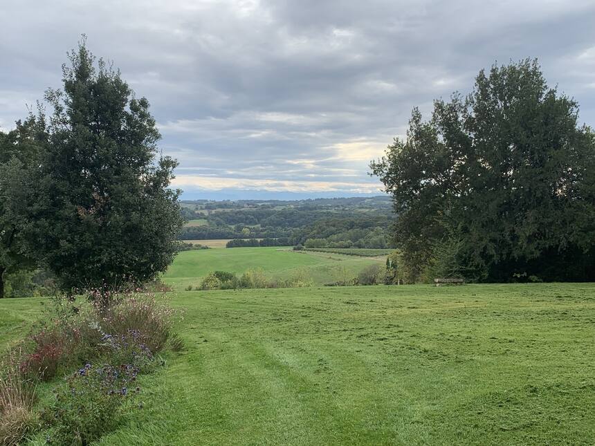 Autumn mowing. With the rains, mists and heavy dews, we waited weeks, for grass 
